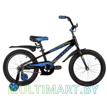 Детский велосипед Novatrack Dodger 185ADODGER.BK22 (черный, 2022)